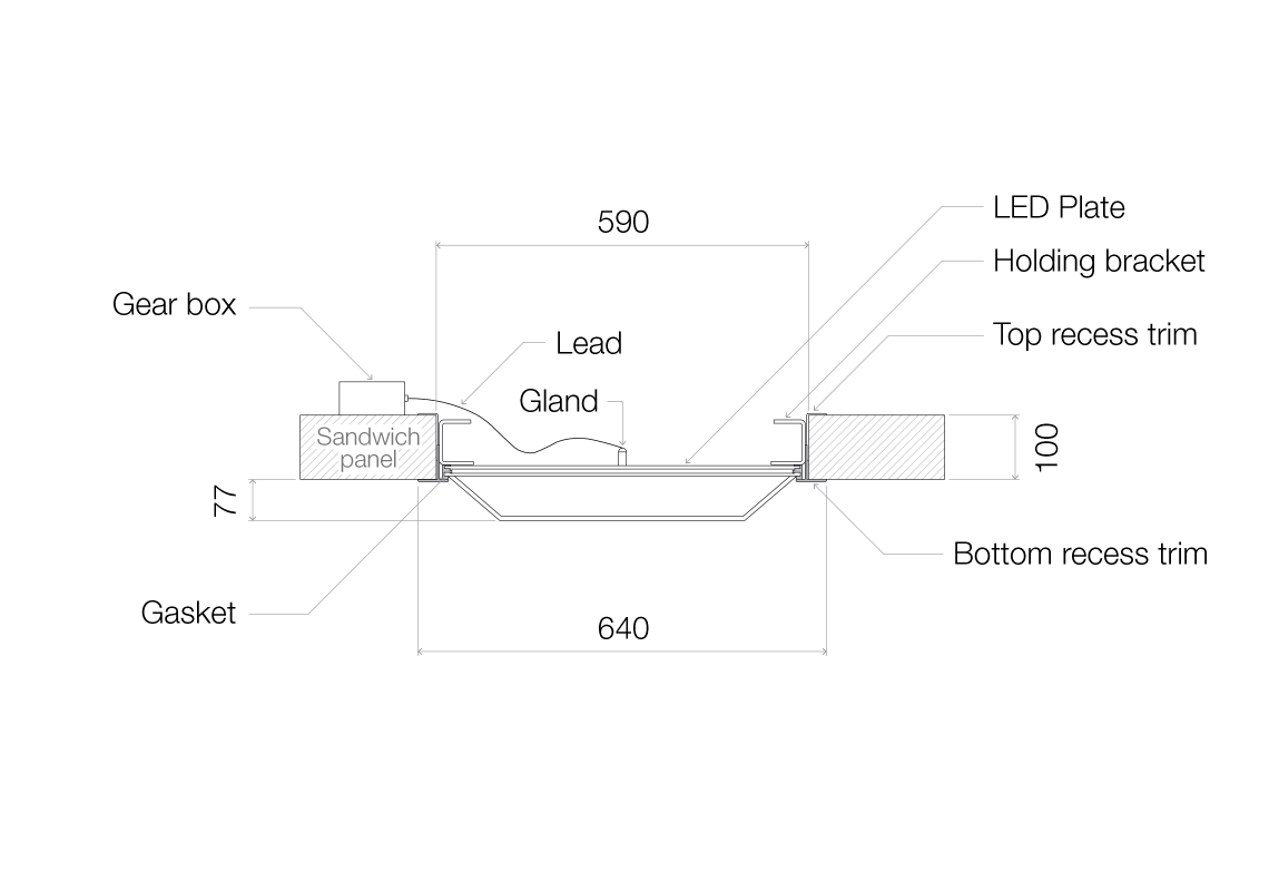 Hi-Giene Square Recess dimensions